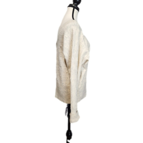 NEW!! Knit Sweater Grey and Off White WILLIAM RAST NWT - Picture 4 of 11